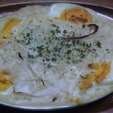 アボカドと豆腐とゆで卵のグラタン